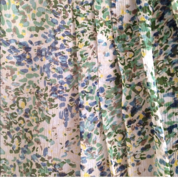 Jcrew NWT 100 silk Soiree skirt beautiful nwt sz 0 - Picture 6 of 7